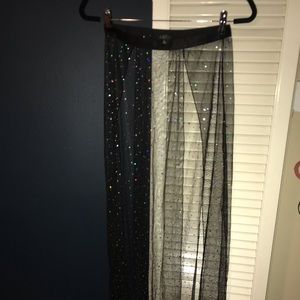 Dolls Kill floor length maxi skirt